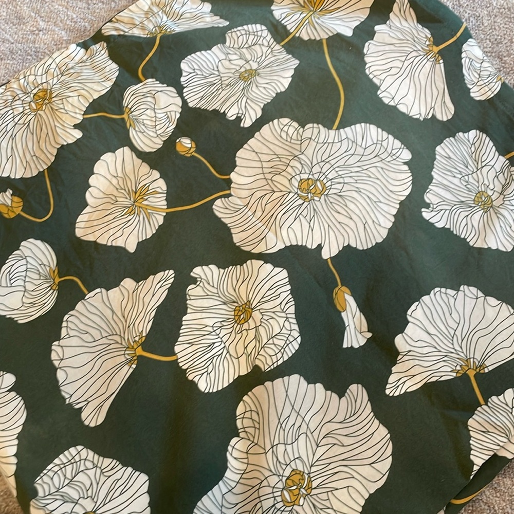 Schoolhouse Blooming Field Shower Curtain 72x84